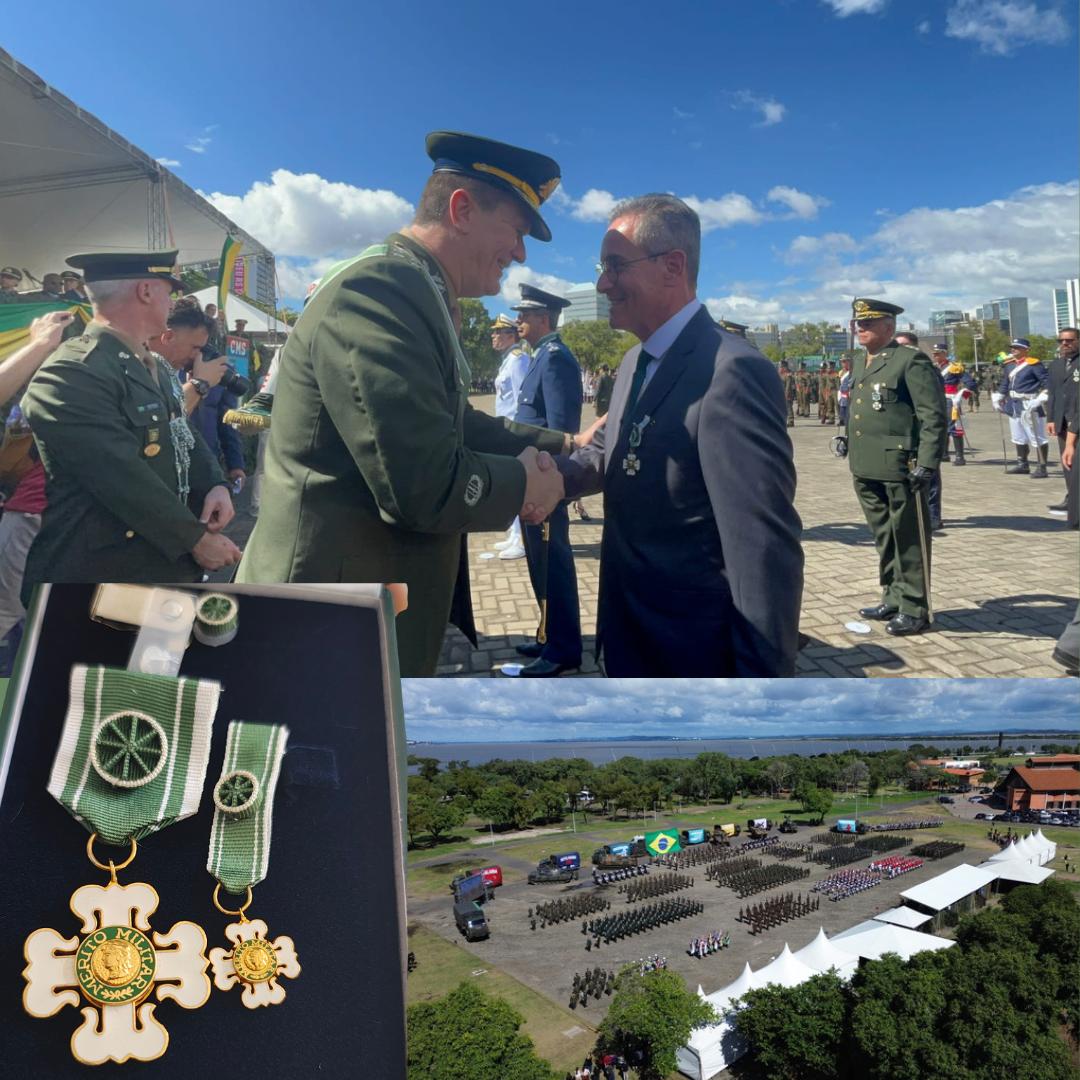 Magistrado do TJMRS recebe a Ordem do Mérito Militar do Exército
