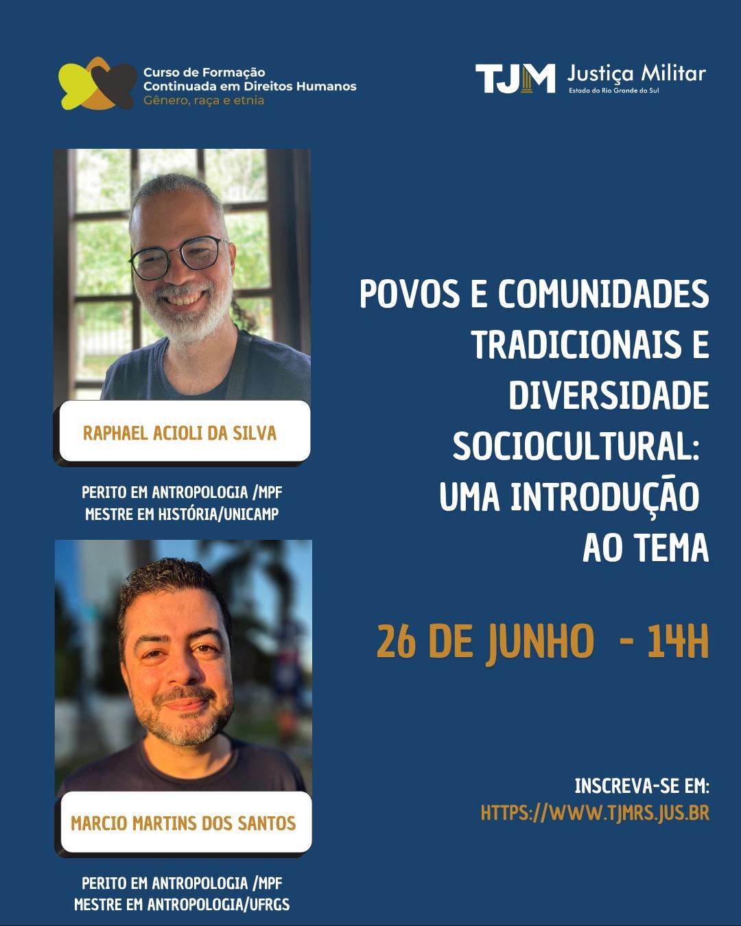 Curso de Direitos Humanos prossegue com palestra sobre povos e comunidades tradicionais
