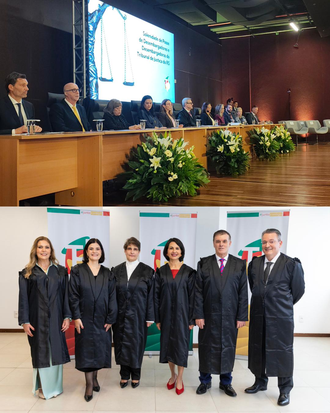 TJMRS prestigia posse de seis novos desembargadores do TJRS