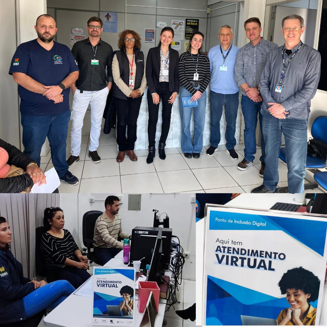 TJMRS presente no lançamento de Ponto de Inclusão Digital em Dom Feliciano
