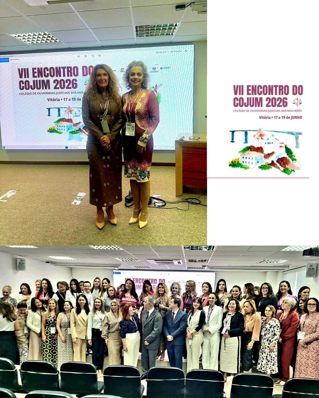 Magistrada da Justiça Militar participa do Encontro do Colégio de Ouvidorias Judiciais da Mulher (COJUM).