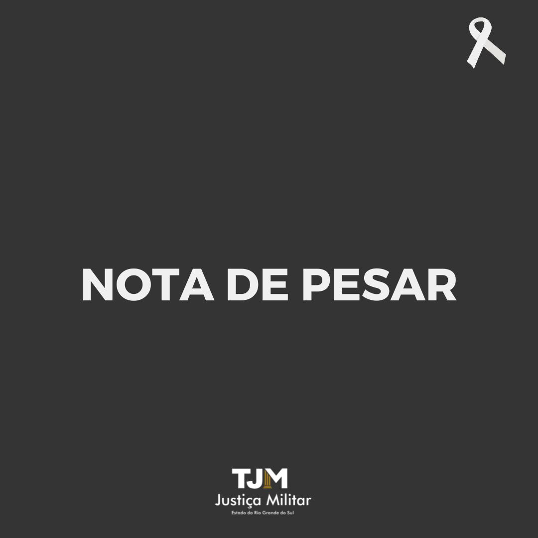 Nota de Pesar do TJMRS