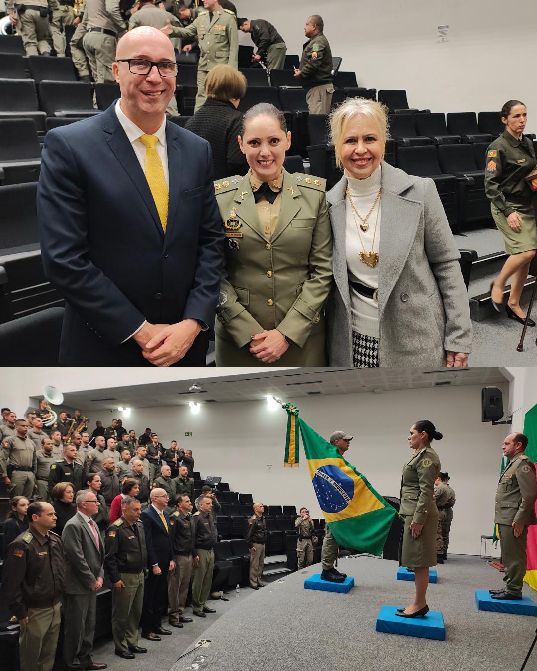 TJMRS participa solenidade de transmissão da Chefia do Centro de Operações Militares da Brigada Militar