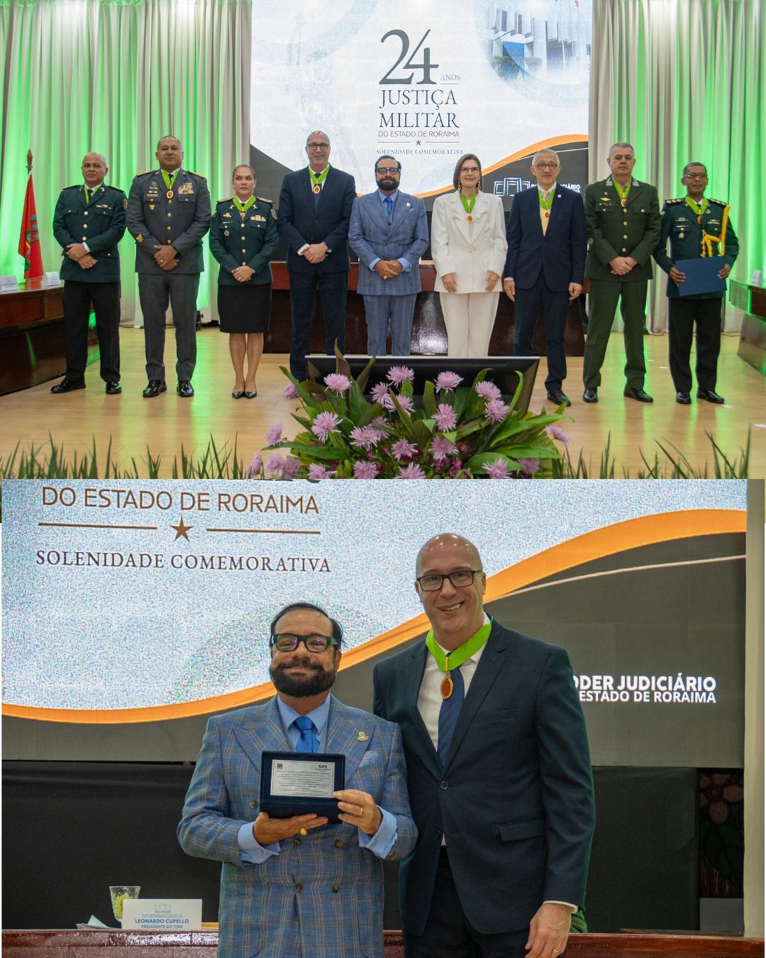 TJMRS participa de comemoração pelos 24 anos da Justiça Militar de Roraima