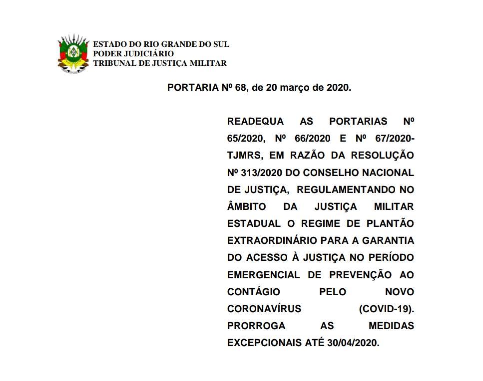 portaria 68