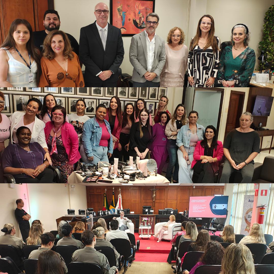 Palestras e atividades de integração em evento sobre o Mês da Mulher no TJMRS