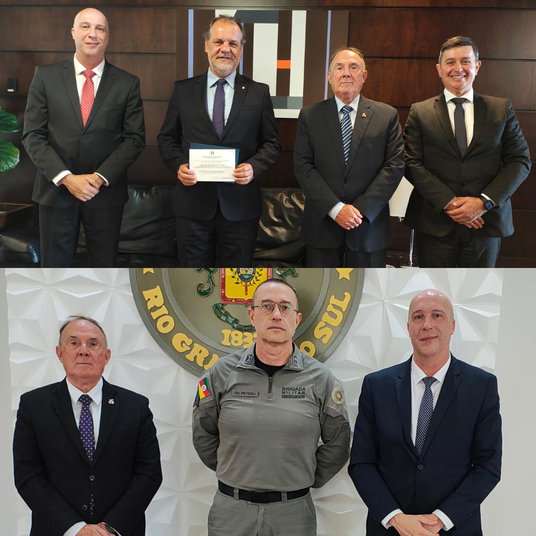 TJMRS inicia visitas institucionais para entrega de convites da posse da nova administração