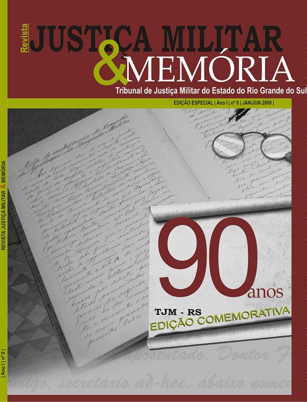 Revista Justiça Militar e Memória Nº 00