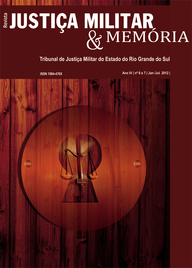 Revista Justiça Militar e Memória Nº 06 e 07